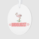 Lustiger Flamingo Ornament (Vorderseite)