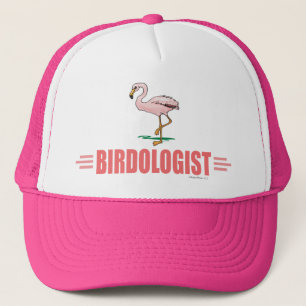 Lustiger Flamingo-Vogelbeobachtung Truckerkappe