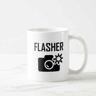 Lustiger Flasher-Becher Kaffeetasse