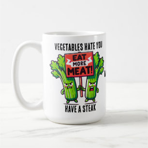 Lustiger Fleischfresser-Becher Kaffeetasse