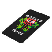 Lustiger Fleischfresser-Magnet Magnet (Linke Seite)