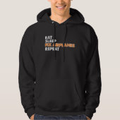 Lustiger Flugzeugmechaniker - essen Sie Hoodie (Vorderseite)