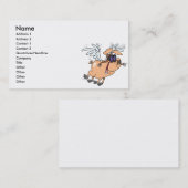 lustiger Flyer Cartoon Visitenkarte (Vorne/Hinten)