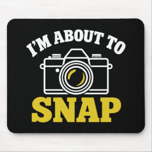 Lustiger Fotograf Ich werde gleich fotografieren K Mousepad