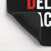 Lustiger Foxtrott Delta Taco Trump kneift immer Mousepad (Ecke)