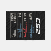 Lustiger FPS-Gamer Cs First-Person Competitive Gam Fleecedecke (Vorderseite (Horizontal))