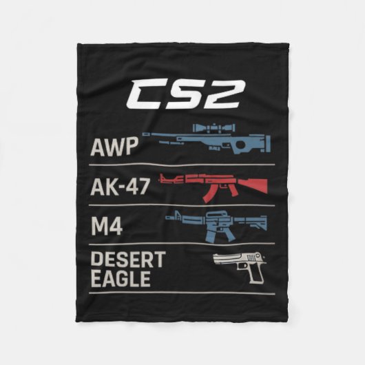 Lustiger FPS-Gamer Cs First-Person Competitive Gam Fleecedecke (Vorderseite)