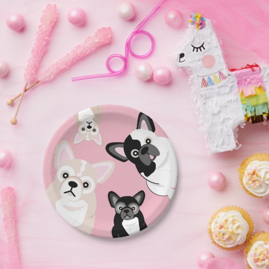 Lustiger französische pappteller (Party)