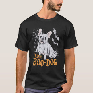 Lustiger französischer Boo-Hund, Französische Bull T-Shirt