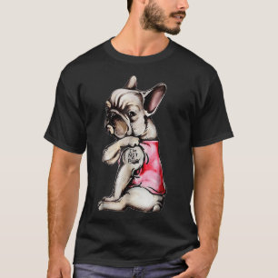 Lustiger Französischer Bulldogge Ich Bin Nicht Pug T-Shirt