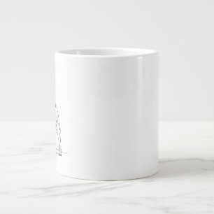 Lustiger Französischer Bulldoggen-Becher –  Ink Do Jumbo-Tasse