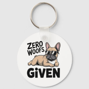 Lustiger französischer Bulldoggen-Geschenk sarkast Schlüsselanhänger