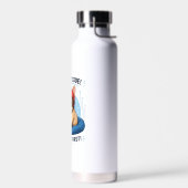 Lustiger französischer Coder Cybersecurity Hund Au Trinkflasche (Links)
