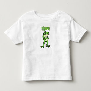Lustiger frecher Frosch Nein, mürrische Kröten Car Kleinkind T-shirt