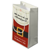 Lustiger frecher oder Nizza Kleine Geschenktüte (Rückseite Schrägansicht)