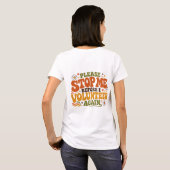 Lustiger Freiwilliger T-Shirt (Schwarz voll)
