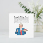 Lustiger Freund Geburtstag Karte (Stehend Vorderseite)