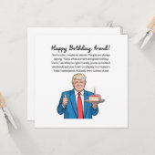 Lustiger Freund Geburtstag Karte (Vorderseite/Rückseite Beispiel)