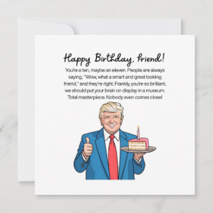Lustiger Freund Geburtstag Karte