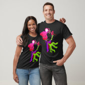 Lustiger Freund Rose T-Shirt (Unisex)