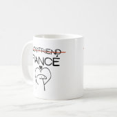 Lustiger Freund Verlobter Kaffeetasse (Vorderseite Links)