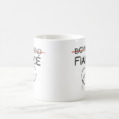 Lustiger Freund Verlobter Kaffeetasse (Mittel)