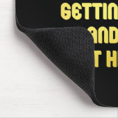 Lustiger Frisbee-Witz Mousepad (Ecke)