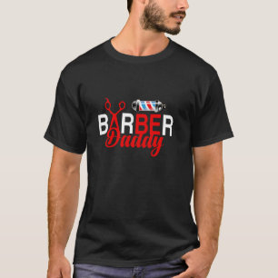 Lustiger Friseursalon Sei Papa Vatertag T-Shirt