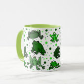 Lustiger Frosch Becher Tasse (Vorderseite Links)