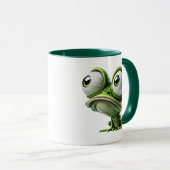 Lustiger Frosch Becher Tasse (VorderseiteRechts)