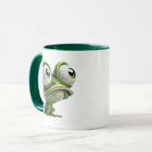 Lustiger Frosch Becher Tasse (Vorderseite Links)