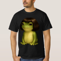 Lustiger Frosch Bob-Haarschnitt Meme für Männer Fr