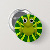 LUSTIGER FROSCH BUTTON (Vorne & Hinten)