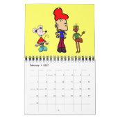 Lustiger Frosch der KALENDER"Cartoon-Kunst" Kalender (Feb 2027)