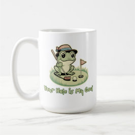 Lustiger Frosch Golf - Dein Loch ist mein Ziel Kaffeetasse