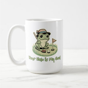 Lustiger Frosch Golf - Dein Loch ist mein Ziel Kaffeetasse