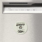 Lustiger Frosch „Halt durch, es wird schlimmer“ Magnet (In Situ (Geschirrspüler))