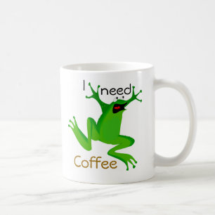 lustiger Frosch-ICh Bedarf Kaffee Kaffeetasse