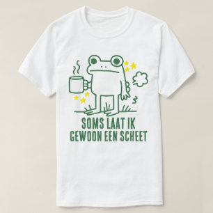 Lustiger Frosch Kaffee Furz Geschenk T-Shirt
