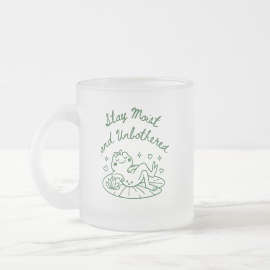 Lustiger Frosch Kaffeetasse Geschenk (Links)