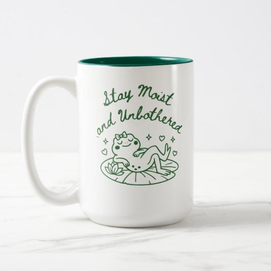 Lustiger Frosch Kaffeetasse Geschenk (Links)