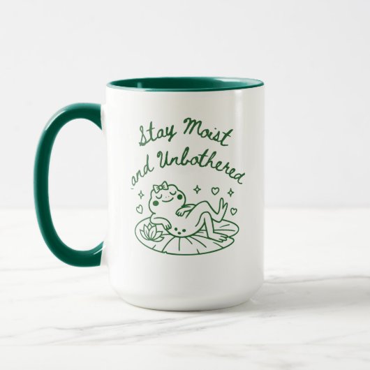 Lustiger Frosch Kaffeetasse Geschenk (Links)