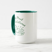 Lustiger Frosch Kaffeetasse Geschenk (Vorderseite Links)