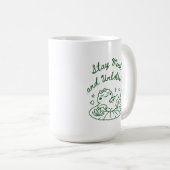 Lustiger Frosch Kaffeetasse Geschenk (VorderseiteRechts)