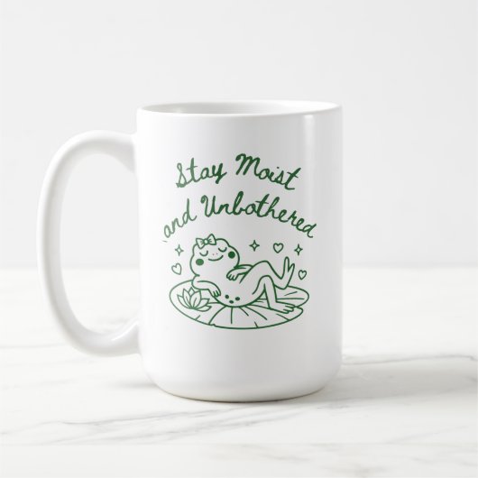 Lustiger Frosch Kaffeetasse Geschenk (Links)
