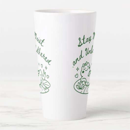 Lustiger Frosch Kaffeetasse Geschenk Milchtasse (Vorderseite)