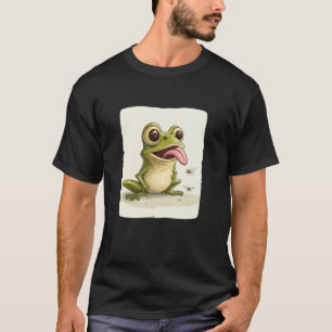 Lustiger Frosch-Kostüm für Frosch- und Fliegenlieb T-Shirt