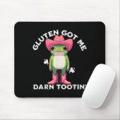 Lustiger Frosch-Meme Gluten Hat Mich Verdammt Noch Mousepad (Mit Mouse)