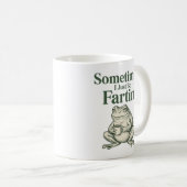 Lustiger Frosch-Meme-Kaffee Kaffeetasse (VorderseiteRechts)