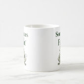Lustiger Frosch-Meme-Kaffee Kaffeetasse (Mittel)